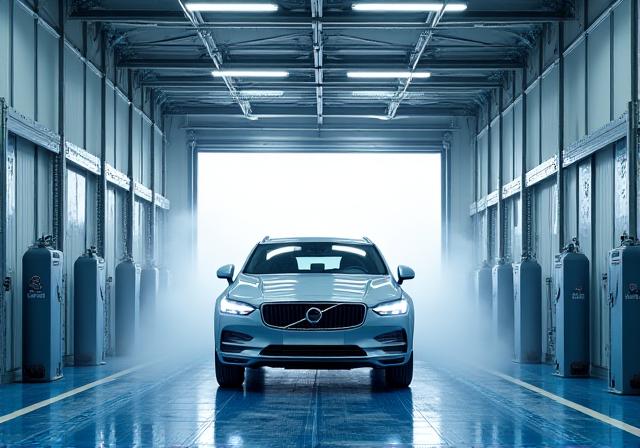 Lavage de precision automobile